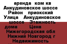 аренда 1ком.кв.Анкудиновское шоссе › Район ­ приокский › Улица ­ Анкудиновское шоссе › Этажность дома ­ 9 › Цена ­ 12 000 - Нижегородская обл., Нижний Новгород г. Недвижимость » Квартиры аренда   